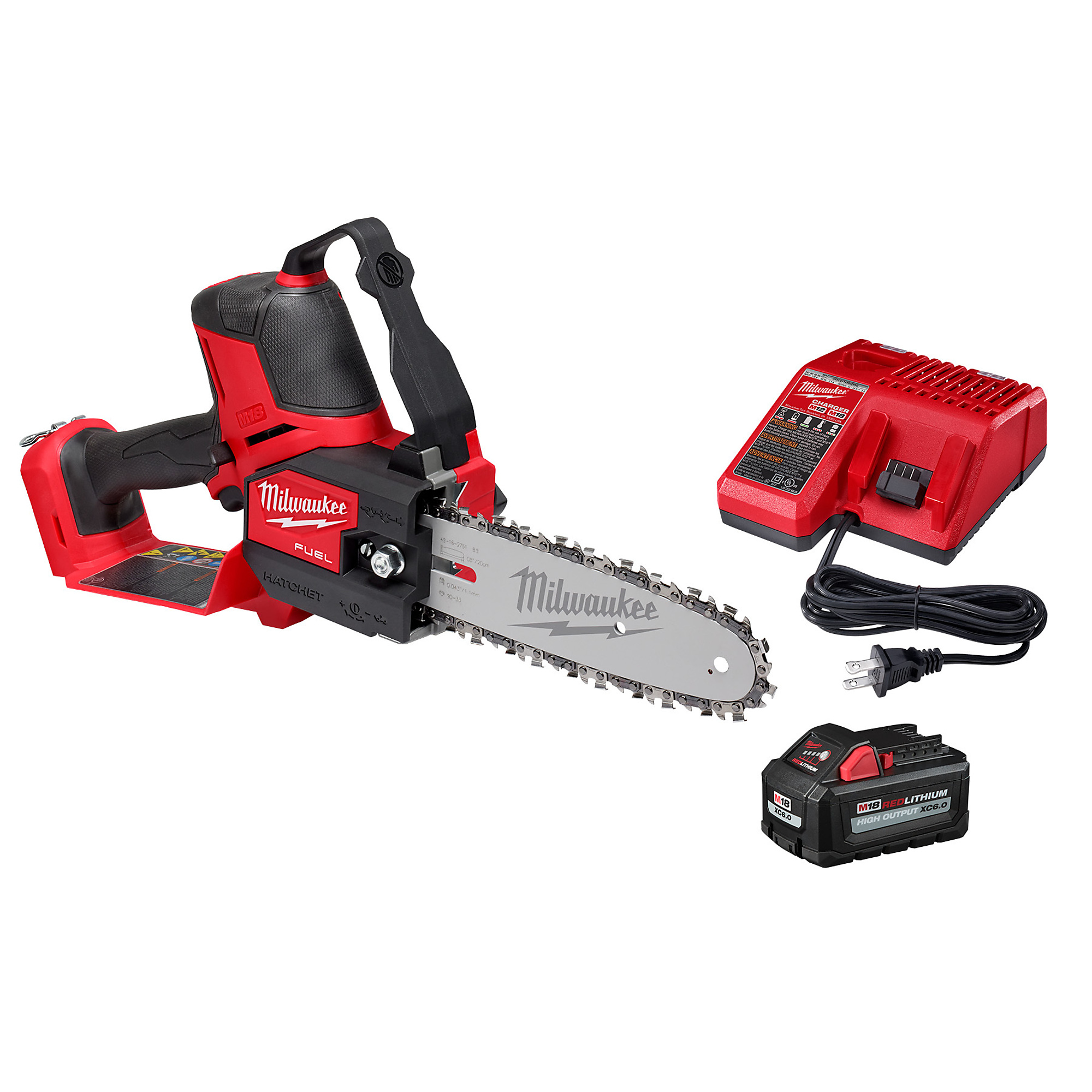 Milwaukee M18 FUEL HATCHET Pruning Saw Kit, 8in. Bar, Model# 3004-21P