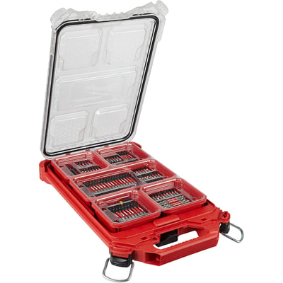 Milwaukee 100-Pc. SHOCKWAVE Impact Driver Bit Set with PACKOUT Organizer, Model# 48-32-4082