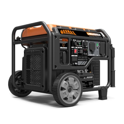 GENMAX Open Frame Inverter Generator, 6000W, 120/240 Volts, Model# GM6000XiE