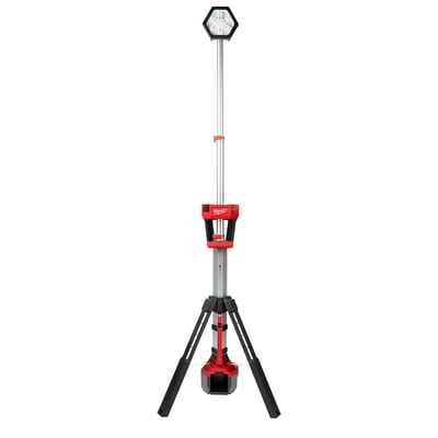 Milwaukee M18 Rocket Dual Power LED Tower Portable Work Light, 2500 Lumens, Tool Only, Model# 2131-20