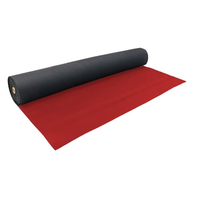 Boxer Neoprene Floor Runner, 15ft.L x 27in.W, Red, Model# 77850