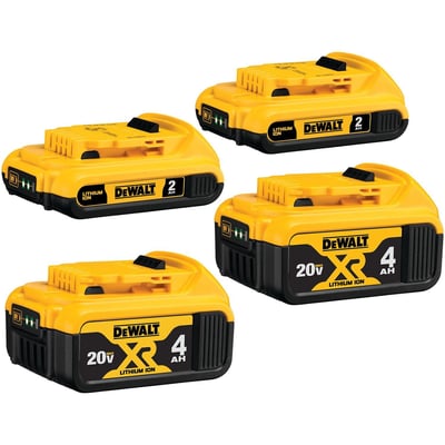 DEWALT 20V MAX Li-Ion Battery, 4-Pack, Model# DCB324-4