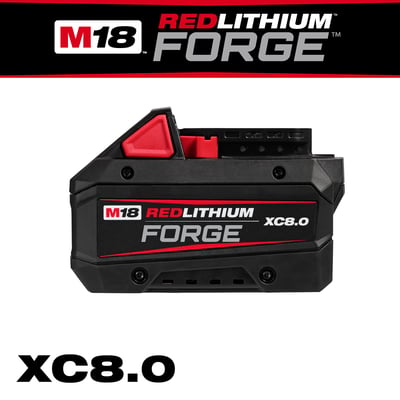 Milwaukee M18 REDLITHIUM FORGE XC8.0 Battery Pack, Model# 48-11-1881