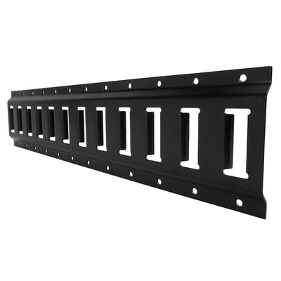 Ultra-Tow 4ft. Horizontal E-Track Rail, 667-Lb. Working Load, Black, 4-Pack