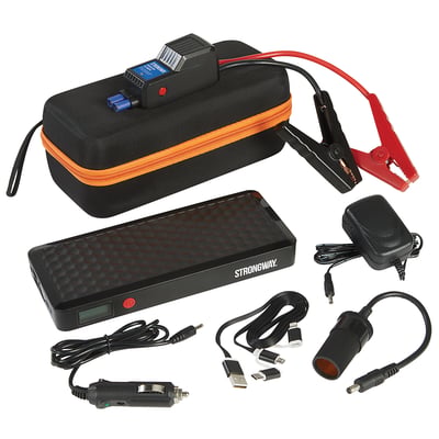 Strongway 12V Portable Lithium Jump Starter/Power Bank, 1500 Amps