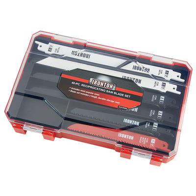 Ironton 40-Pc. Reciprocating Saw Blade Set