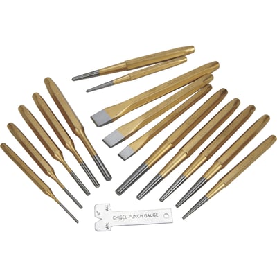 Klutch Punch & Chisel Set, 16-Pc.