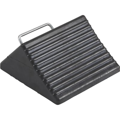 Ironton Nylon Reinforced Rubber Wheel Chock with Handle