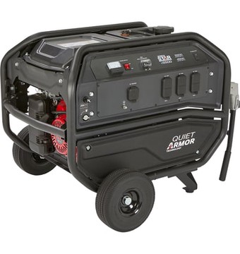 NorthStar Quiet Armor Commercial-Grade Portable Generator, 5500 Surge Watts, 4500 Rated Watts