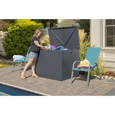Sojag 230-Gallon Anthracite Deck Box, Model# SJDBAN230
