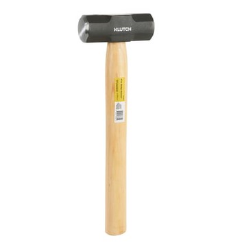 Klutch 4-Lb. Sledge Hammer with Hickory Handle, 15in.L Hickory Handle