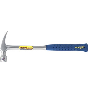 Estwing 22-Oz. Solid Steel Framing Hammer, Milled Face, Model# E3-22SM