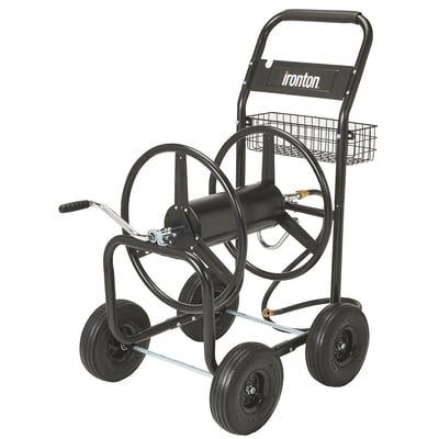 Ironton Garden Hose Reel Cart, 300ft. Capacity, Fits 5/8in. Hose