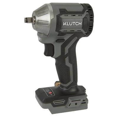 Klutch Compact 3/8in. Impact Wrench, KLiQ 20V, 205 Ft./Lbs. Breakaway Torque, Brushless, Cordless, Bare Tool