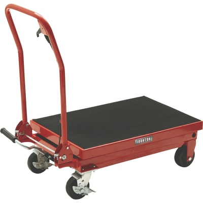 Ironton Hydraulic Table Cart, 1000-Lb. Capacity, 34-3/4in. Lift