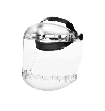 Sellstrom® - Face Shield - 380 Series “MAX LIGHT” - 6.5" x 19.5" x 0.040" Window - Clear AF - Ratcheting Headgear - Dual Crown - Model # S38440