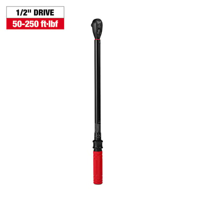 Milwaukee 1/2" Drive Click Torque Wrench (50-250 ft·lbs), Model# 48-22-9203