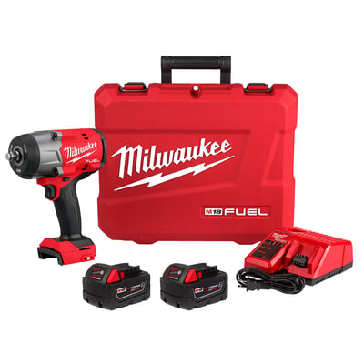 Milwaukee M18 High Torque Impact Wrench with Friction Ring, Drive Size 1/2in., 18V, Model# 2967-22