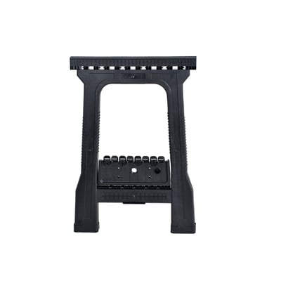 Ironton Heavy-Duty Foldable Sawhorse, 500-Lb. Capacity, Black, Polypropylene