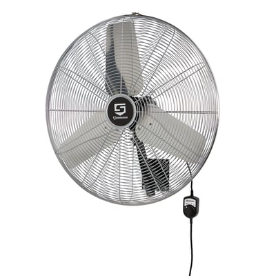 Strongway 30in. Oscillating Wall-Mount Fan, 6500 CFM, 3 Speeds