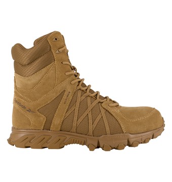 Reebok, 8in. Tactical Boot/Side Zipper, Size 13, Width Wide, Color Coyote, Model# RB3460