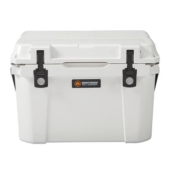Northern Tool + Equipment 25-Quart Cooler, White, 22.5in.L x 14.5in.W x 15.3in.H