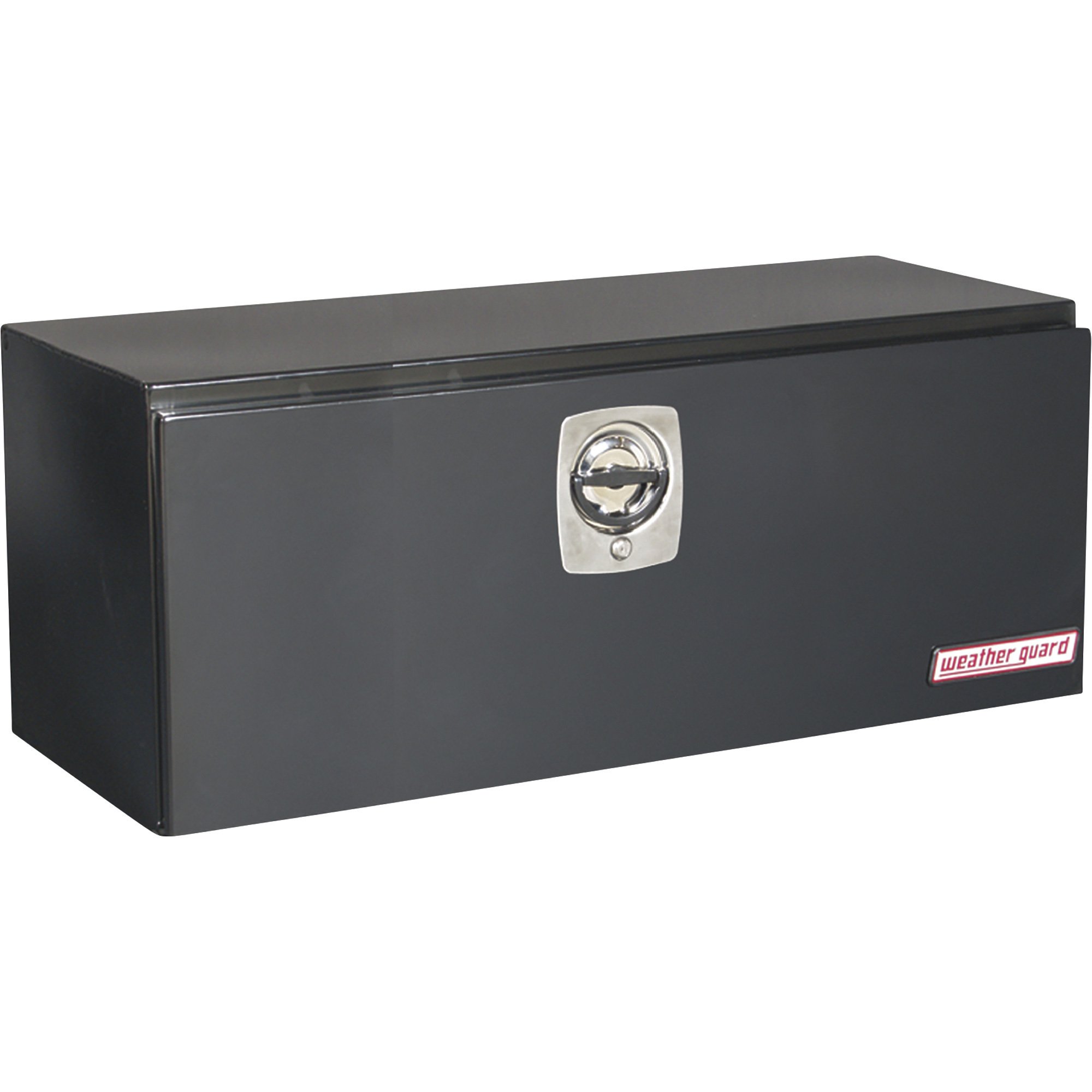 Weather Guard Underbody Truck Tool Box, Steel, Gloss Black, 48.13in.L x 18.25in.W x 18.13in.H, Model# 548-5-02