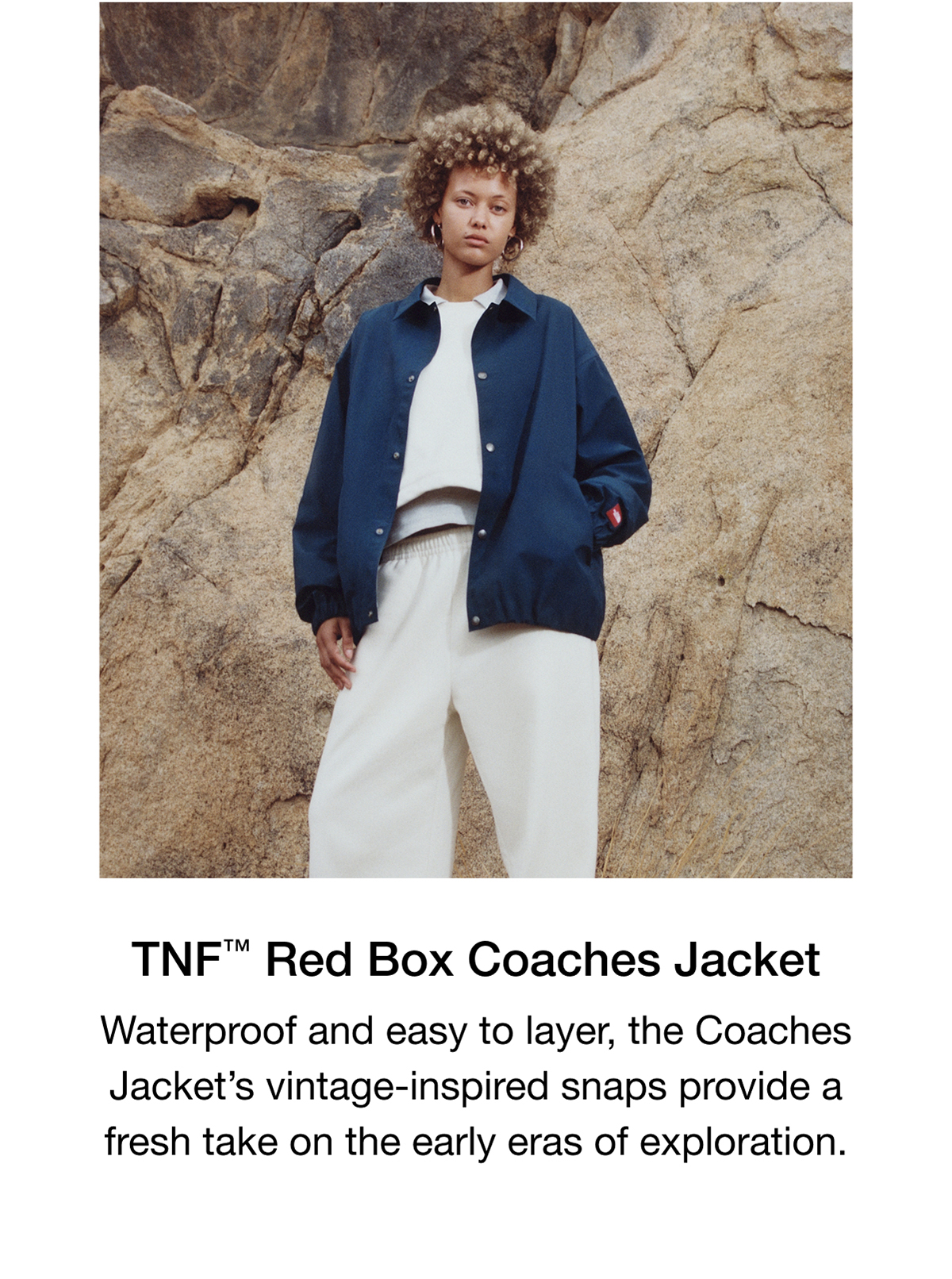 Red Box Coaches Jacket Waterproof and easy to layer, the Coaches Jacket's vintage-inspired snaps provide a fresh take on the early eras of exploration.