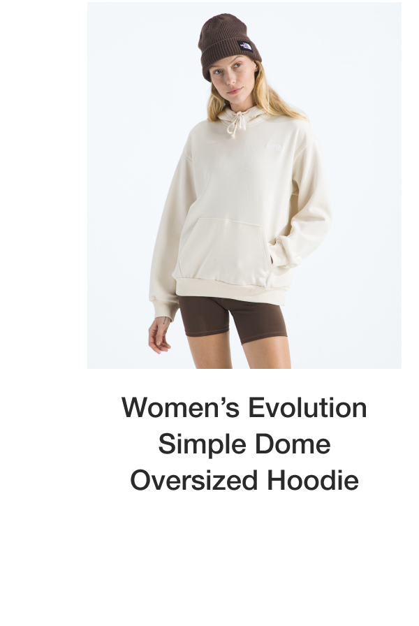 Women's Evolution Simple Dome Oversized Hoodie