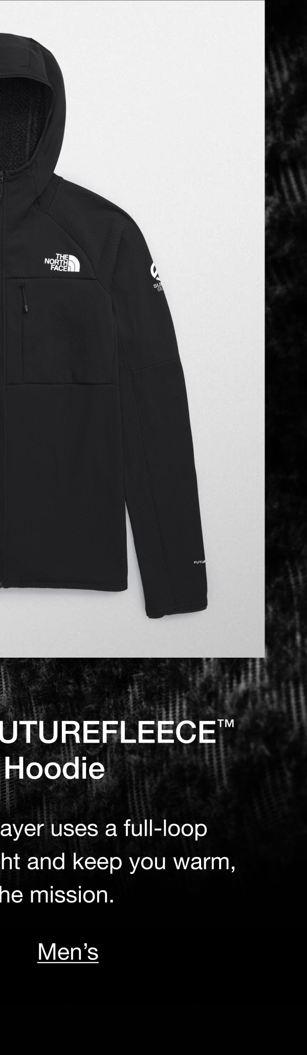 Summit Series FUTUREFLEECE™ Full-Zip Hoodie. This premium base layer uses a full-loop fabric to minimize weight and keep you warm, no matter the mission.