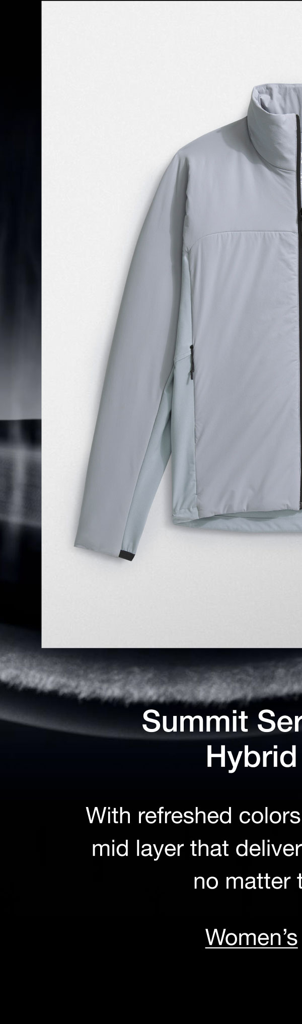 Summit Series Casaval Hybrid Jacket. With refreshed colors, meet the lightweight mid layer that delivers breathability mobility no matter the activity.