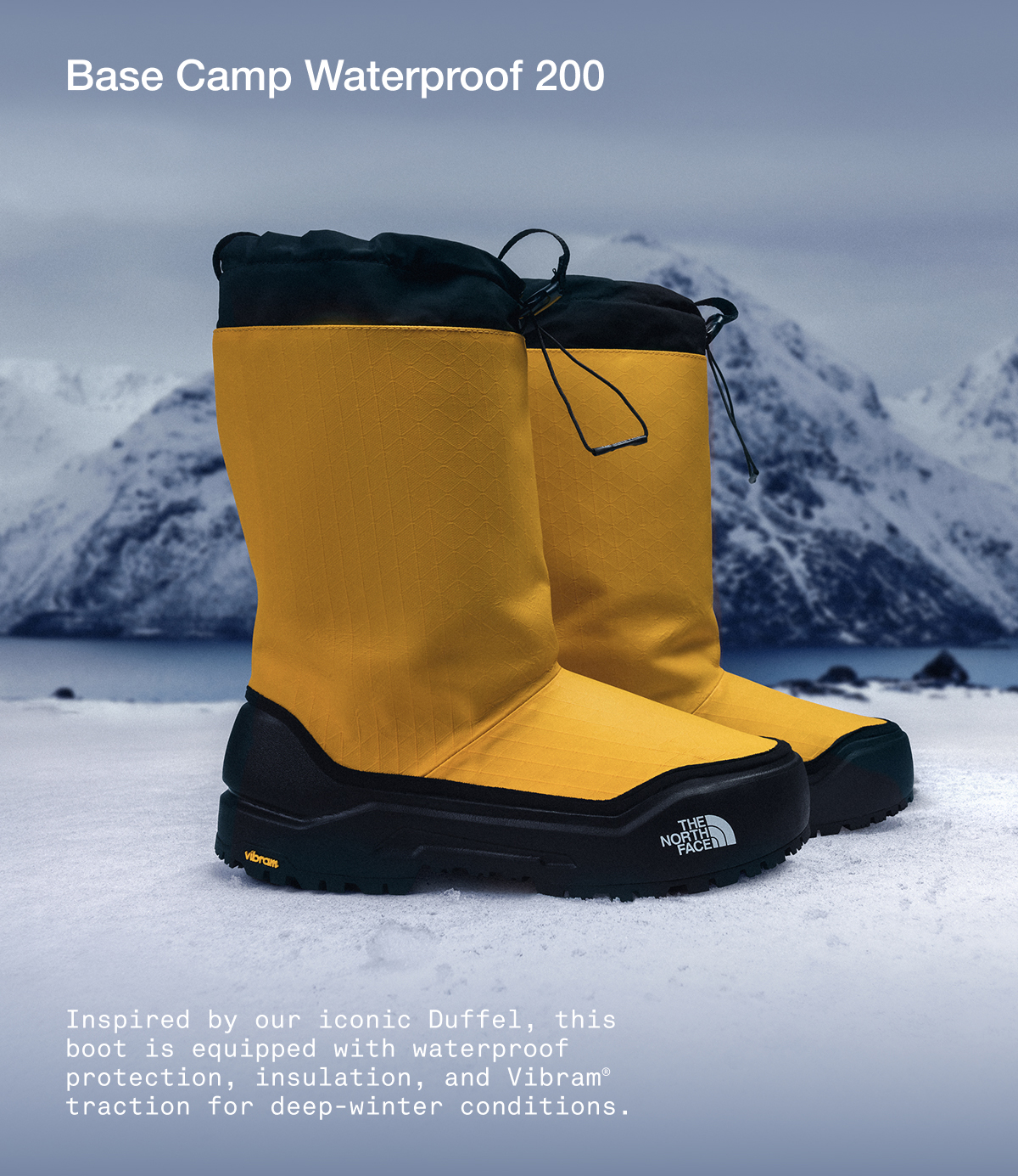 Inspired by our iconic Duffel, this boot is equipped with waterproof protection, insulation, and Vibram® traction for deep-winter conditions.
