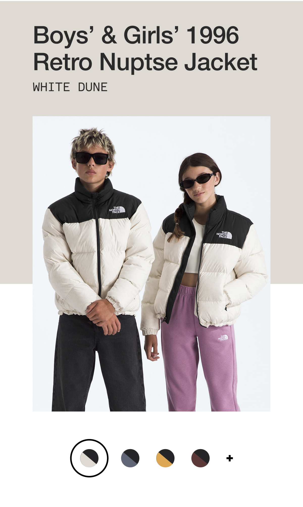 Boys’ & Girls’ 1996 Retro Nuptse Jacket