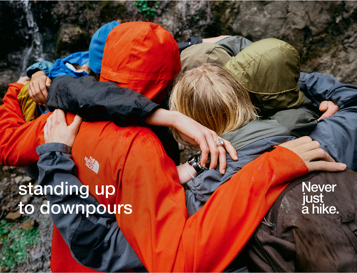 standing up to downpours. Never just a hike.