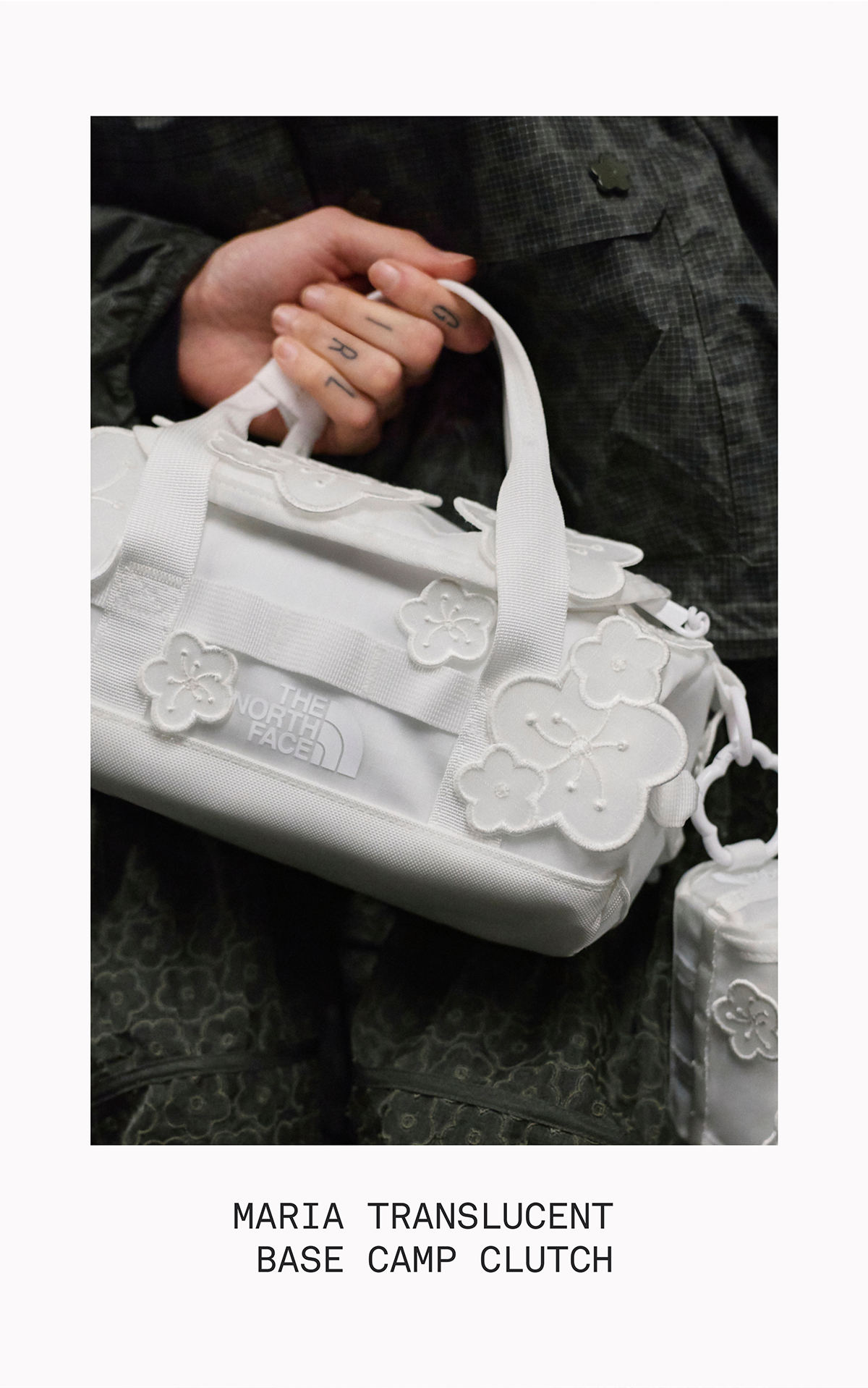 Maria Translucent Base Camp Clutch
