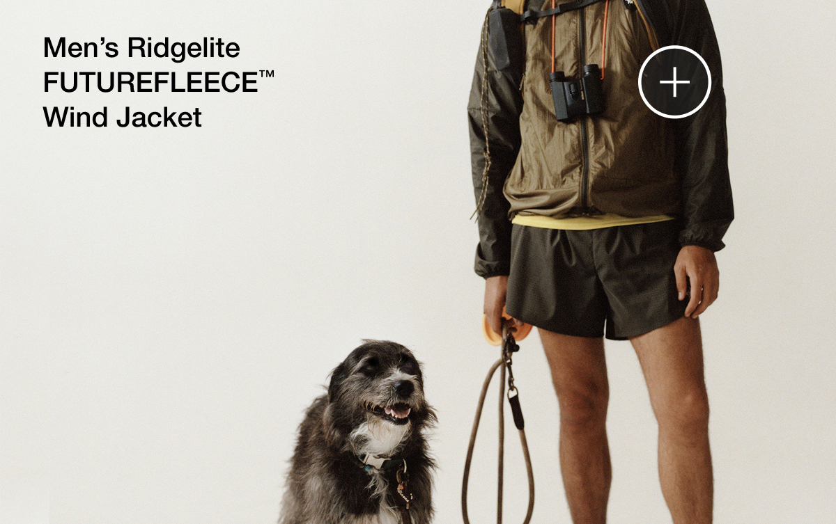 Men’s&nbsp;Ridgelite&nbsp; FUTUREFLEECE™  Wind Jacket&nbsp;