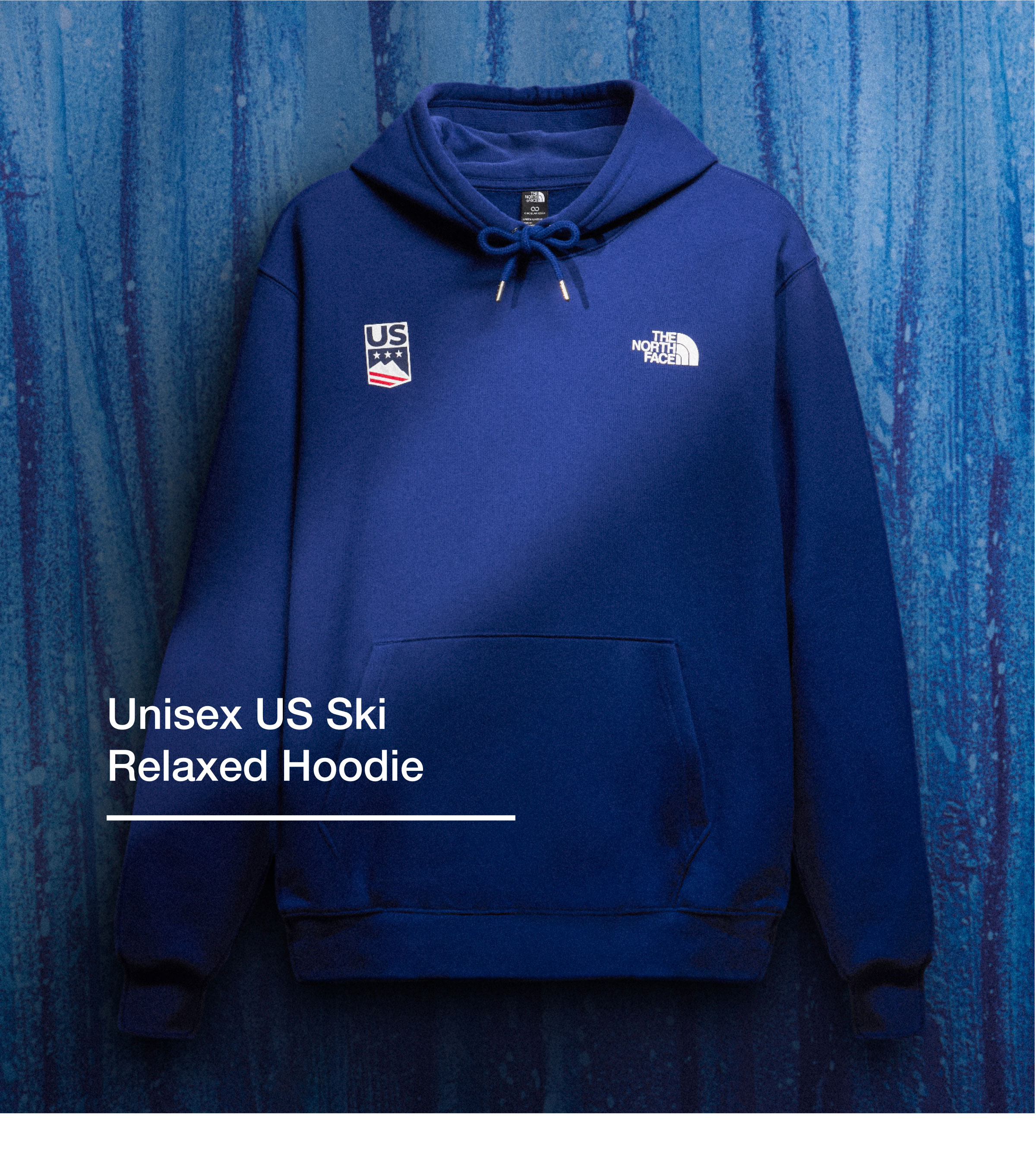 Unisex US Ski Relaxed Hoodie