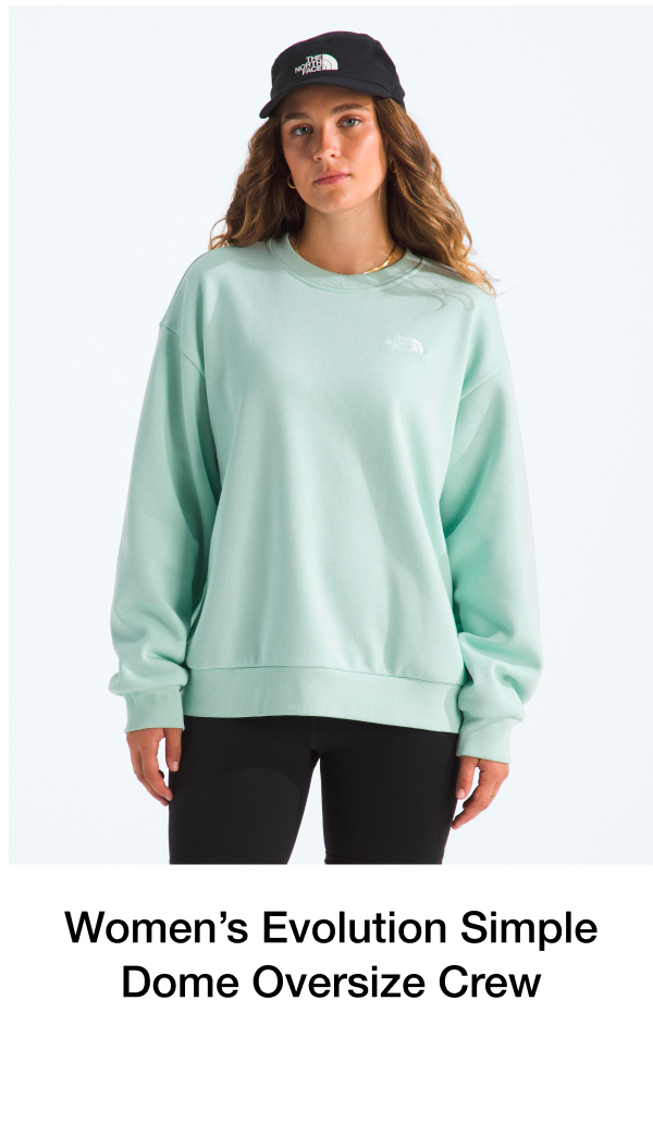 Women's Evolution Simple Dome Oversize Crew