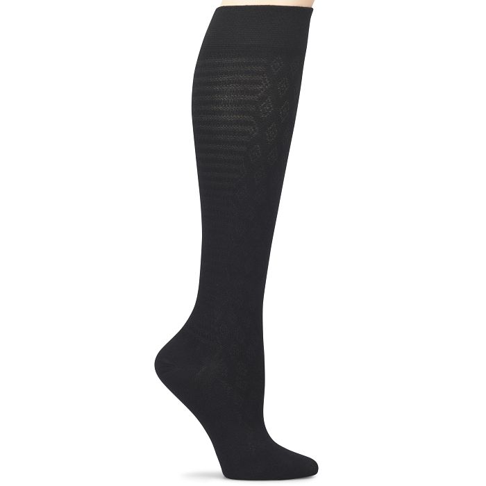 Shop bamboo compression socks in black