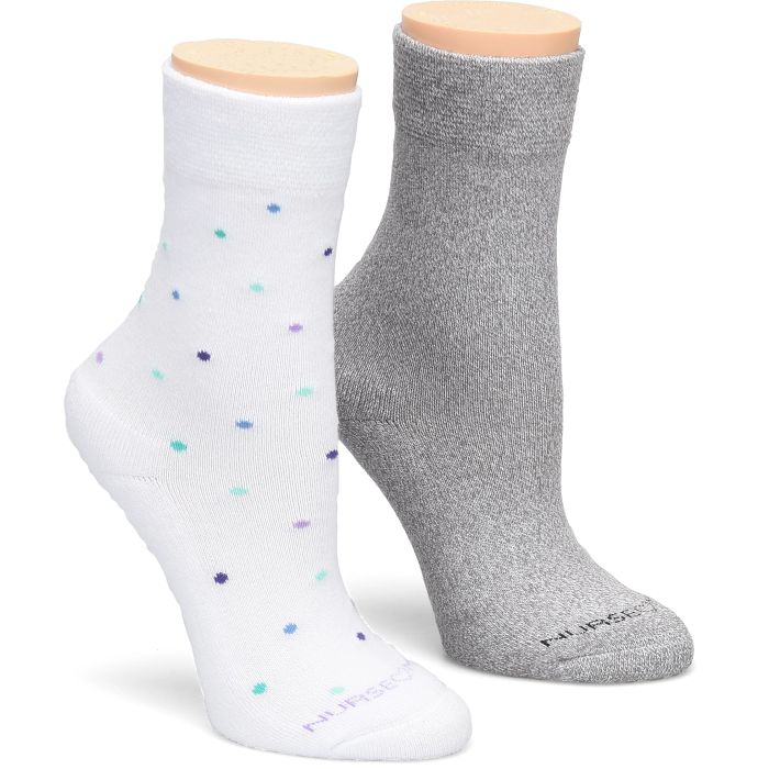 Shop the Diabetic Comfort Crew 2-Pair Pack socks in grey