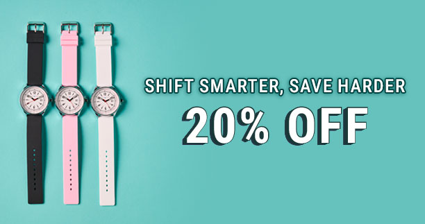 Shift Smarter, Save Harder. 20% off. Professional shift watches in black, pink and white. Shop women's watches. 