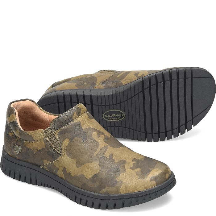 Shop Darla slip ons -final in green 
