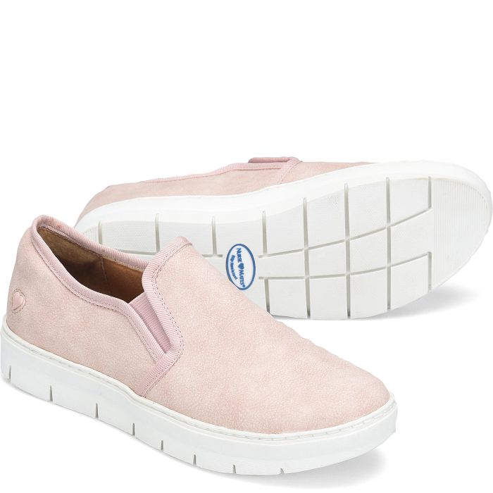 Shop Adela slip ons in pink