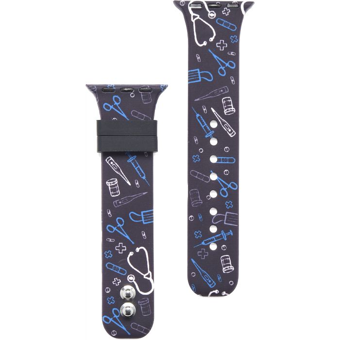 Shop Apple® Watch Printed Straps in black