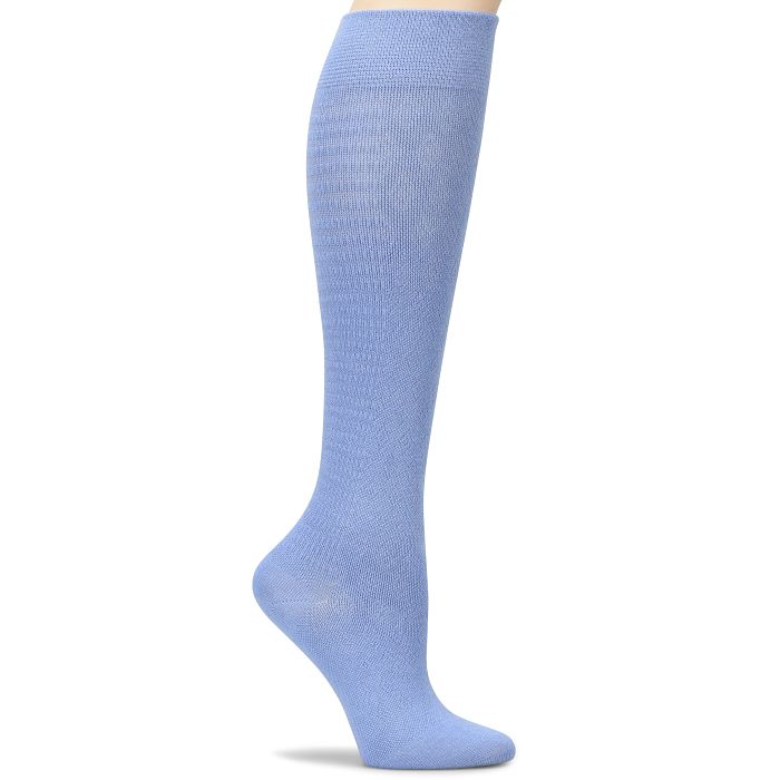 Shop bamboo compression socks in blue