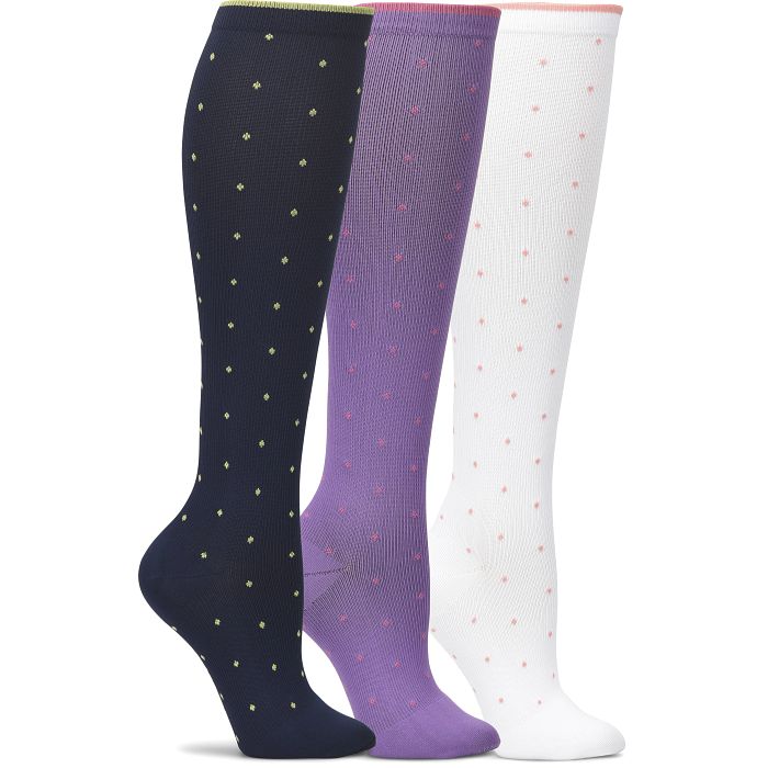 Sop compression sock 3-pack in purple