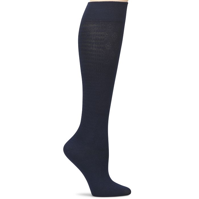 Shop bamboo compression socks in blue