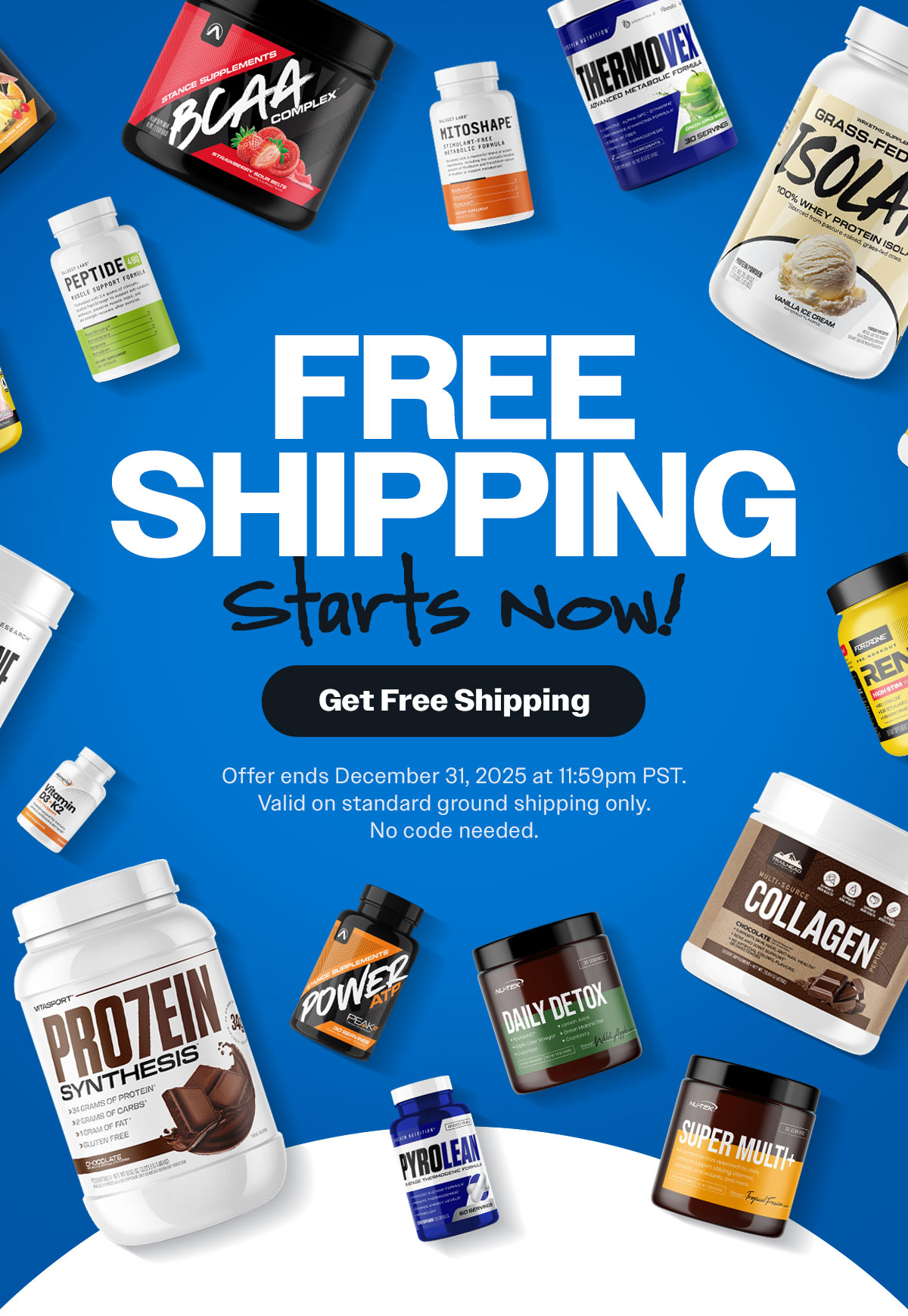 Free Shipping Starts Now!
