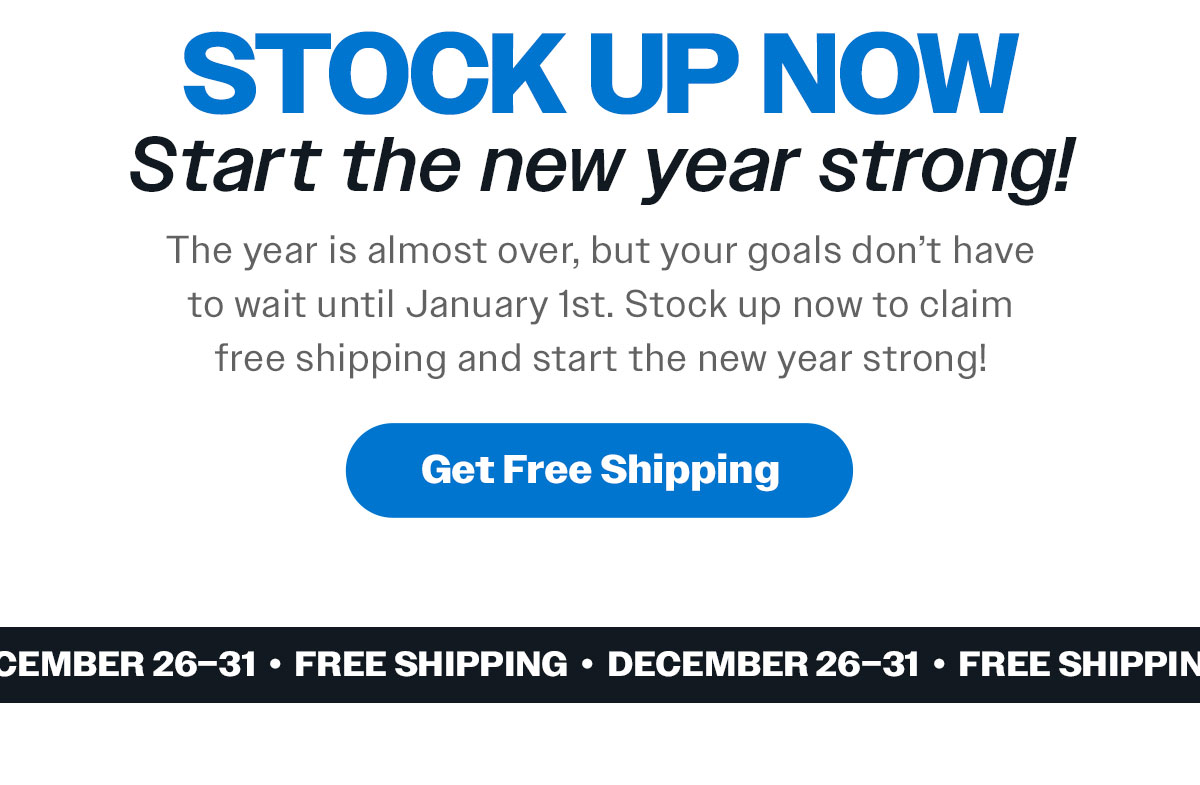 Stock up now!
