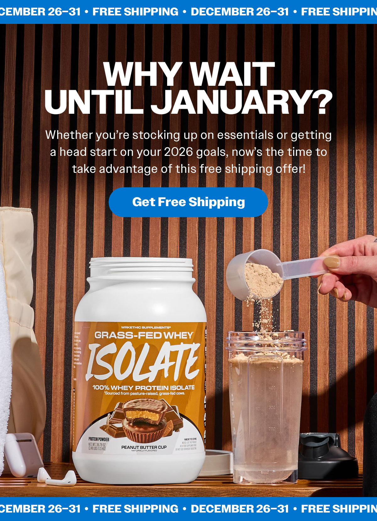 Why wait? Claim Free Shipping!